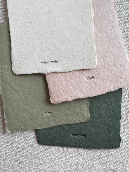 Handmade Paper Upgrade – Dinglewood Design & Press