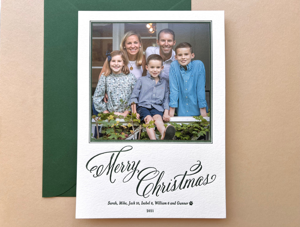 Timeless Christmas - Letterpress Holiday Cards