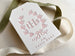Sweet Wreath - Letterpress Gift Tags