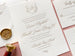 The Simplicity Suite - SAMPLE Letterpress Wedding Invitation