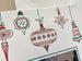Vintage Ornaments  - Letterpress Holiday Cards
