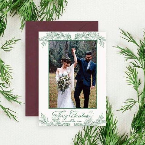 Newlyweds - Letterpress Holiday Cards
