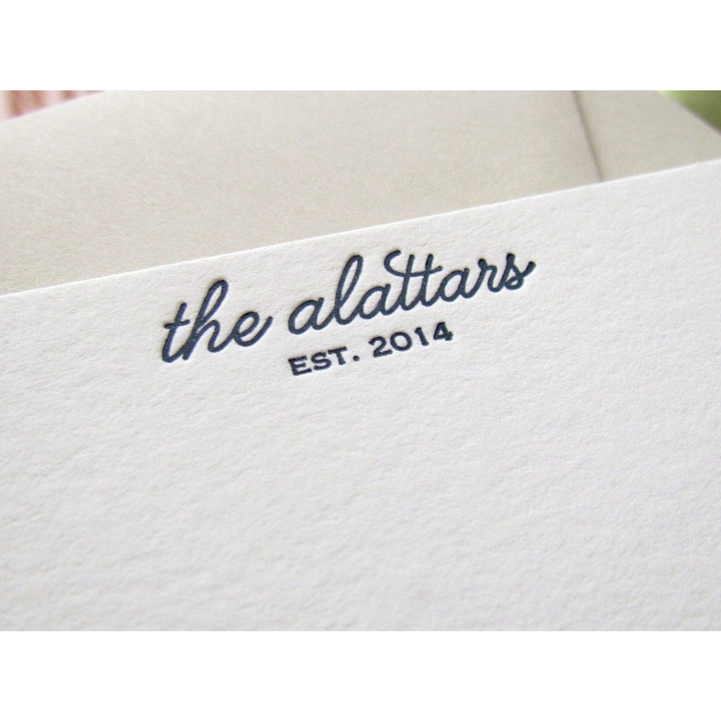 Alattar - Letterpress Stationery