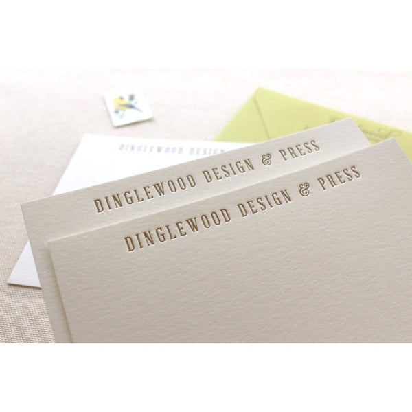 Dinglewood - Letterpress Business Stationery