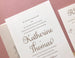 The Katherine Springs Suite - SAMPLE Letterpress Wedding Invitation